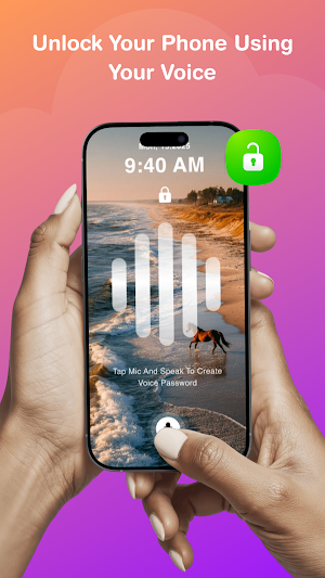 Voice Screen Lock & PIN Lock Screenshot 0