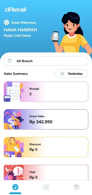 dRetail Mobile Screenshot 1