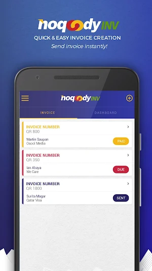 Noqoody Invoice Screenshot 1