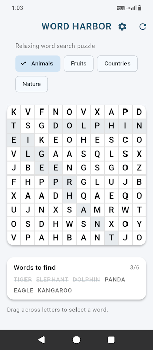 Harbor Word Search Puzzle Screenshot 2