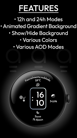 AD GradienT - Watch Face Screenshot 3