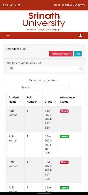 SU Faculty - Srinath University Screenshot 2
