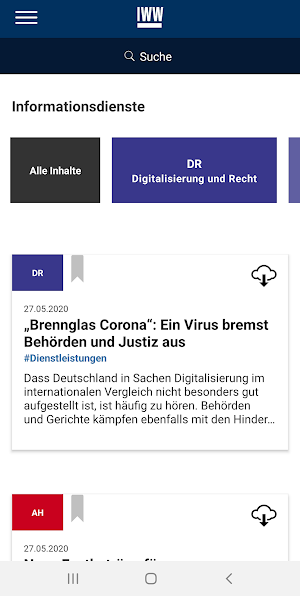 myIWW-App Screenshot 0