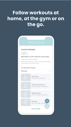 FITNESS PROJECT Studio Screenshot 2