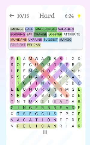 Word Search Classic Word Game Screenshot 1