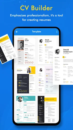 Quick Resume Maker, CV Builder Screenshot 1