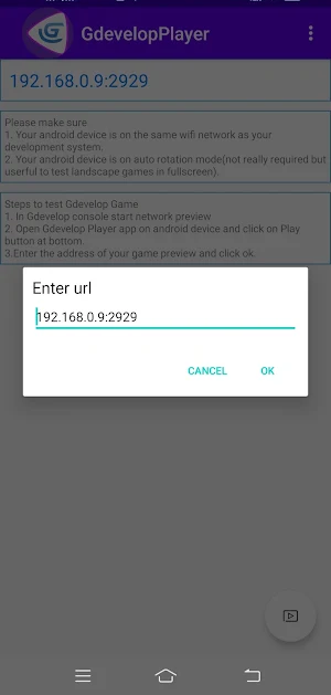 Gdevelop Player Screenshot 1