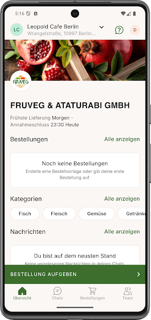 Fruveg App Screenshot 1