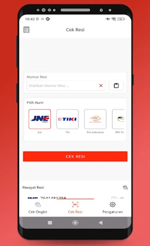 Cek Ongkir Resi Kiriman Screenshot 3