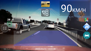 Driver Assistance System (ADAS) - Dash Cam Screenshot 2