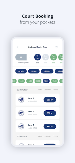 Rudersal Padel Club Screenshot 2