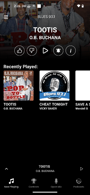 Blues 93.1 Screenshot 1
