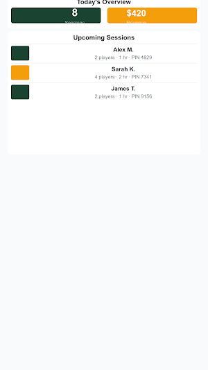 OpenTeeSheet Screenshot 3