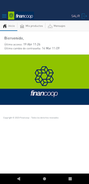 FINANCOOP EN LINEA 2.0 Screenshot 0