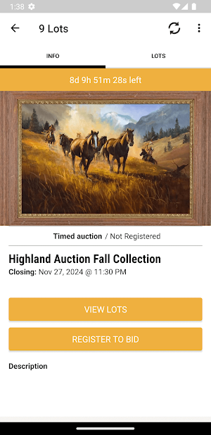 Highland Auctions Screenshot 1