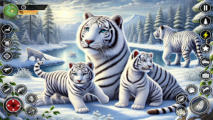 Snow Tiger Family Simulator 3D Screenshot 0