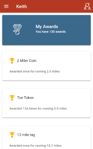StrideTrack Mobile Screenshot 1