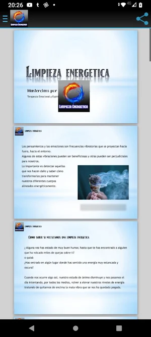 Limpieza Energetica Screenshot 2