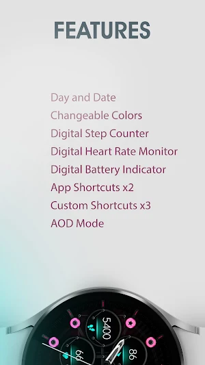 Dream 115 - Analog watch face Screenshot 2