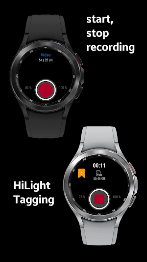 EasyBlack9 for GoPro, WearOS Screenshot 2