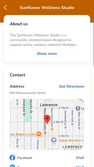Sunflower Wellness Studio Screenshot 0