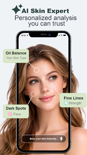Face Scan: Skincare Scanner Screenshot 0