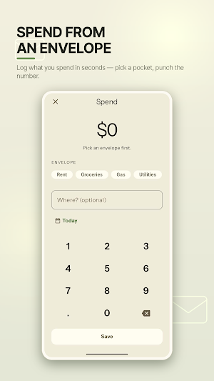Cash Envelope System Screenshot 2
