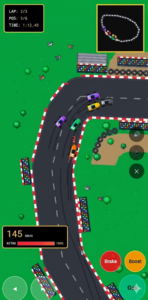 Pixel Car Racing Screenshot 0
