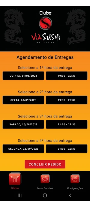 Clube Via Sushi Screenshot 3