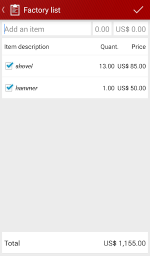 Shopping List Screenshot 2