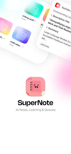 SuperNote: AI Notes & Learning Screenshot 0