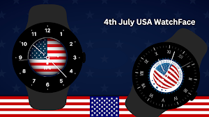 4th July USA Watch Face Screenshot 1