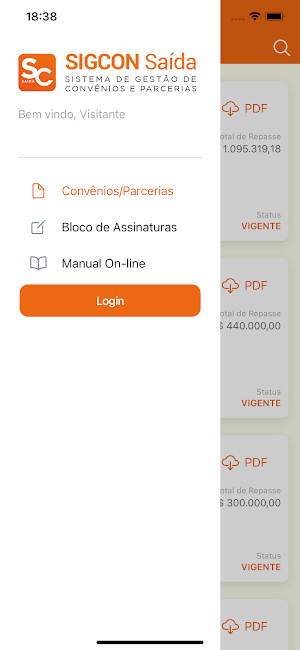 SIGCON Saída - MG Screenshot 2