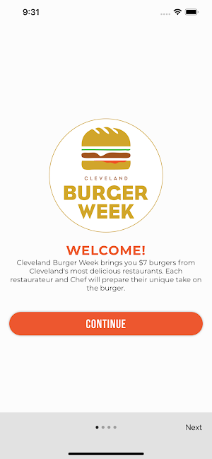 Cleveland Burger Week Screenshot 0