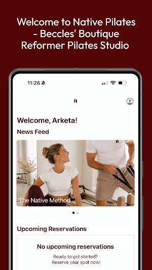 Native Pilates App Screenshot 1
