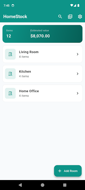 HomeStock: Insurance Inventory Screenshot 0