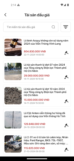 Lạc Việt Auction Screenshot 3
