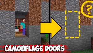 Camouflage Doors Mods for MCPE Screenshot 1
