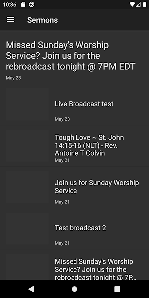 Little Rock Baptist Church Screenshot 1