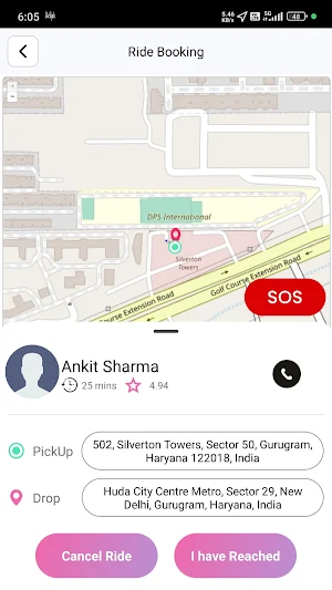 DMRC SheRyds Screenshot 3