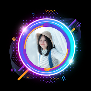 Twibbon Frame Neon Screenshot 2