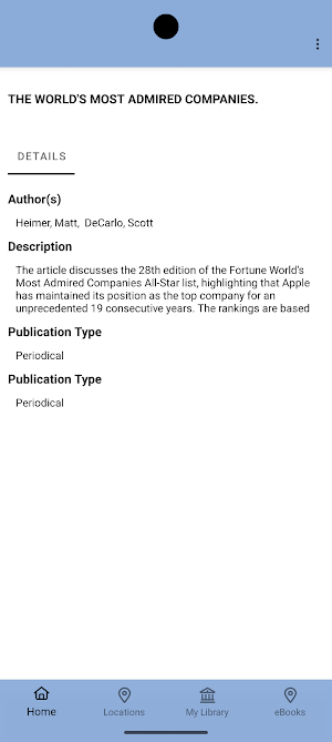 ALC Library Screenshot 2