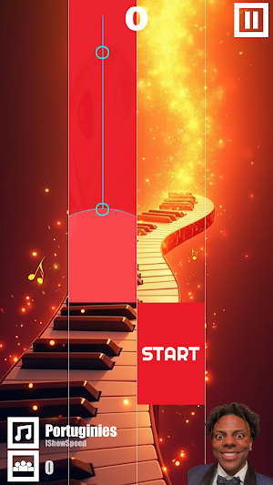 Piano Music IShowSpeed Game Screenshot 1