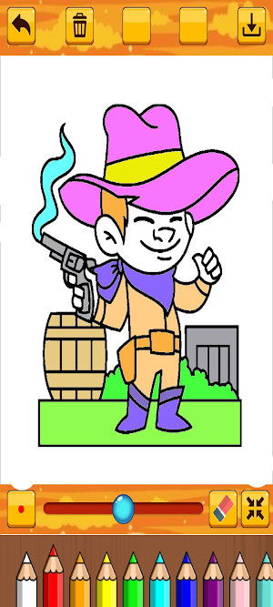 Cowboy Coloring Screenshot 3