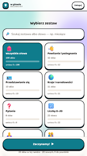 Fiszki angielskie – w głowie Screenshot 1