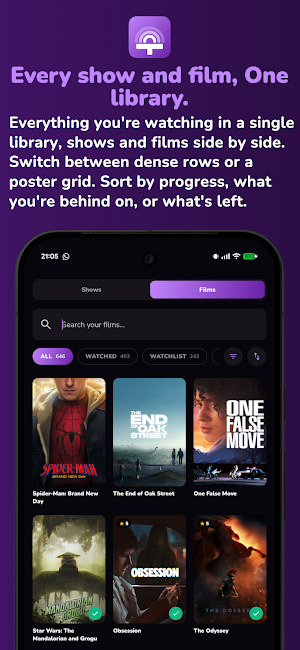 Televise: TV & Movie Tracker Screenshot 2