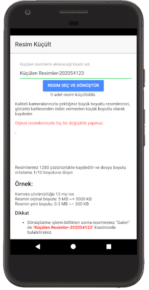 Resim Küçült Screenshot 1