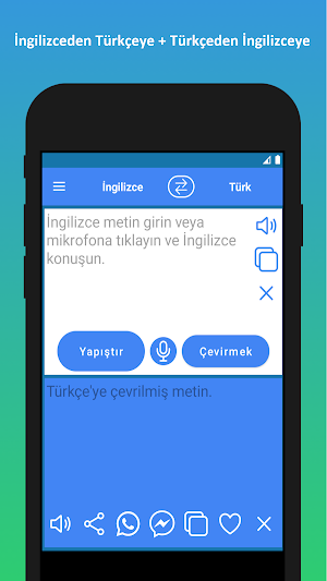 English to Turkish Translator app Screenshot 0