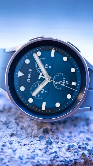 Aquamarine: Diver Watch Face Screenshot 1