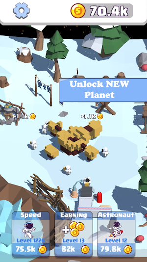 Idle Space Launch 3D Screenshot 3